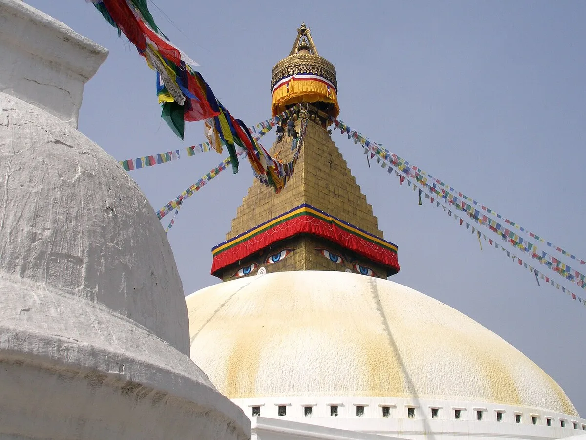 A square in Kathmandu.